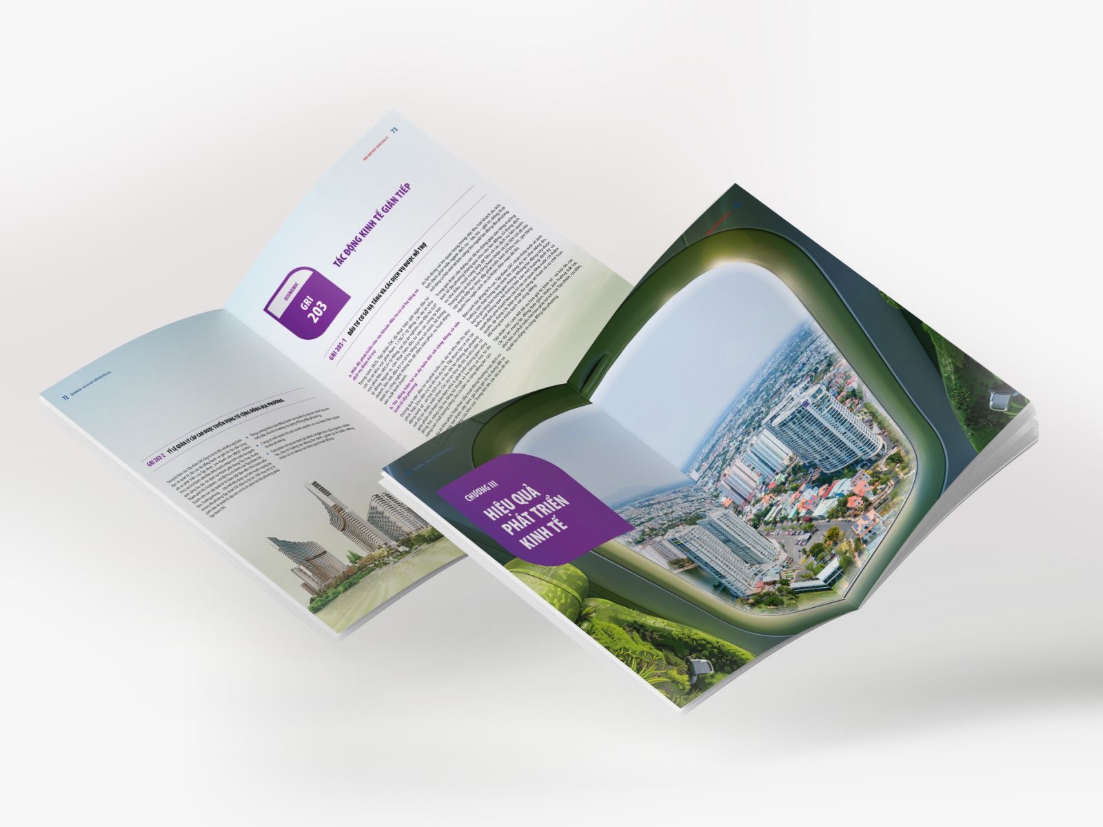 Báo cáo phát triển bền vững DIC 2025 — thiết kế trang 2