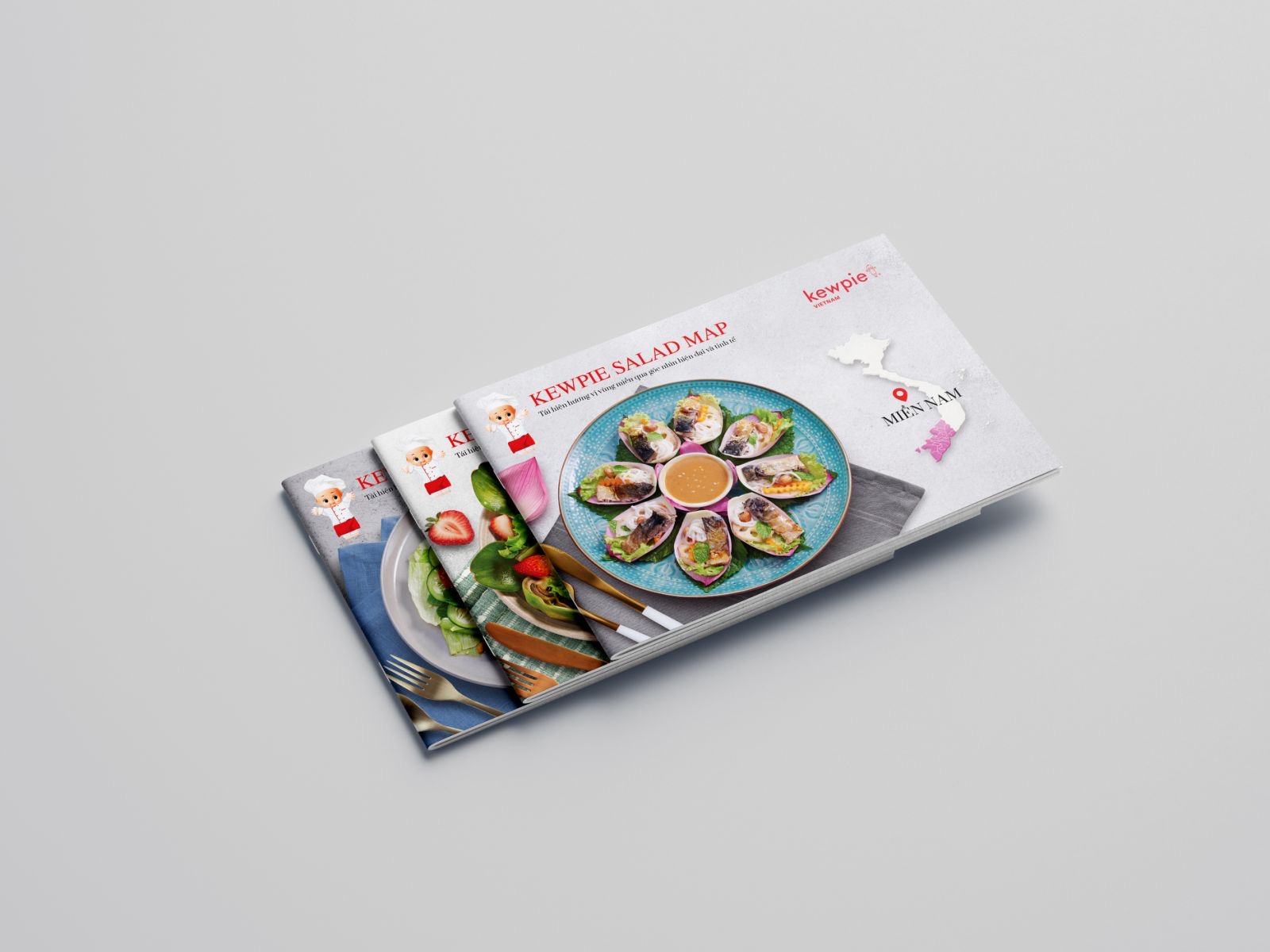 Kewpie — Salad Map — thiết kế bìa