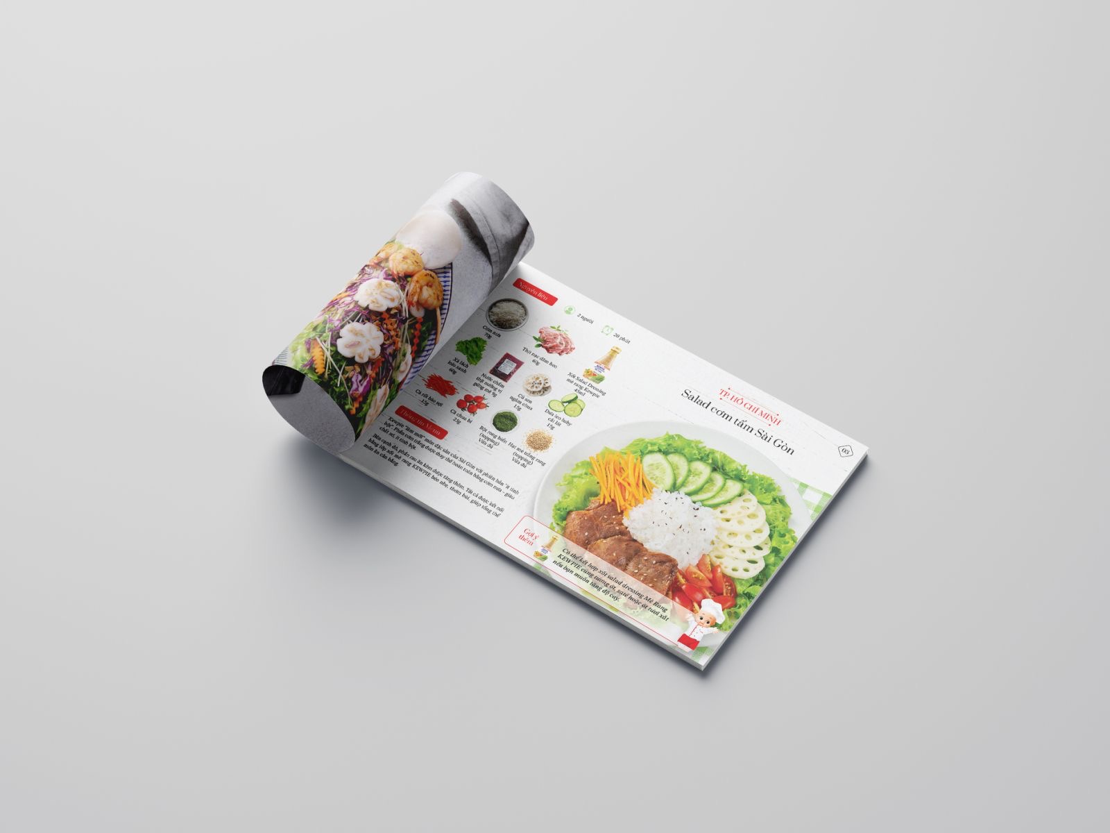 Kewpie — Salad Map — thiết kế trang 4