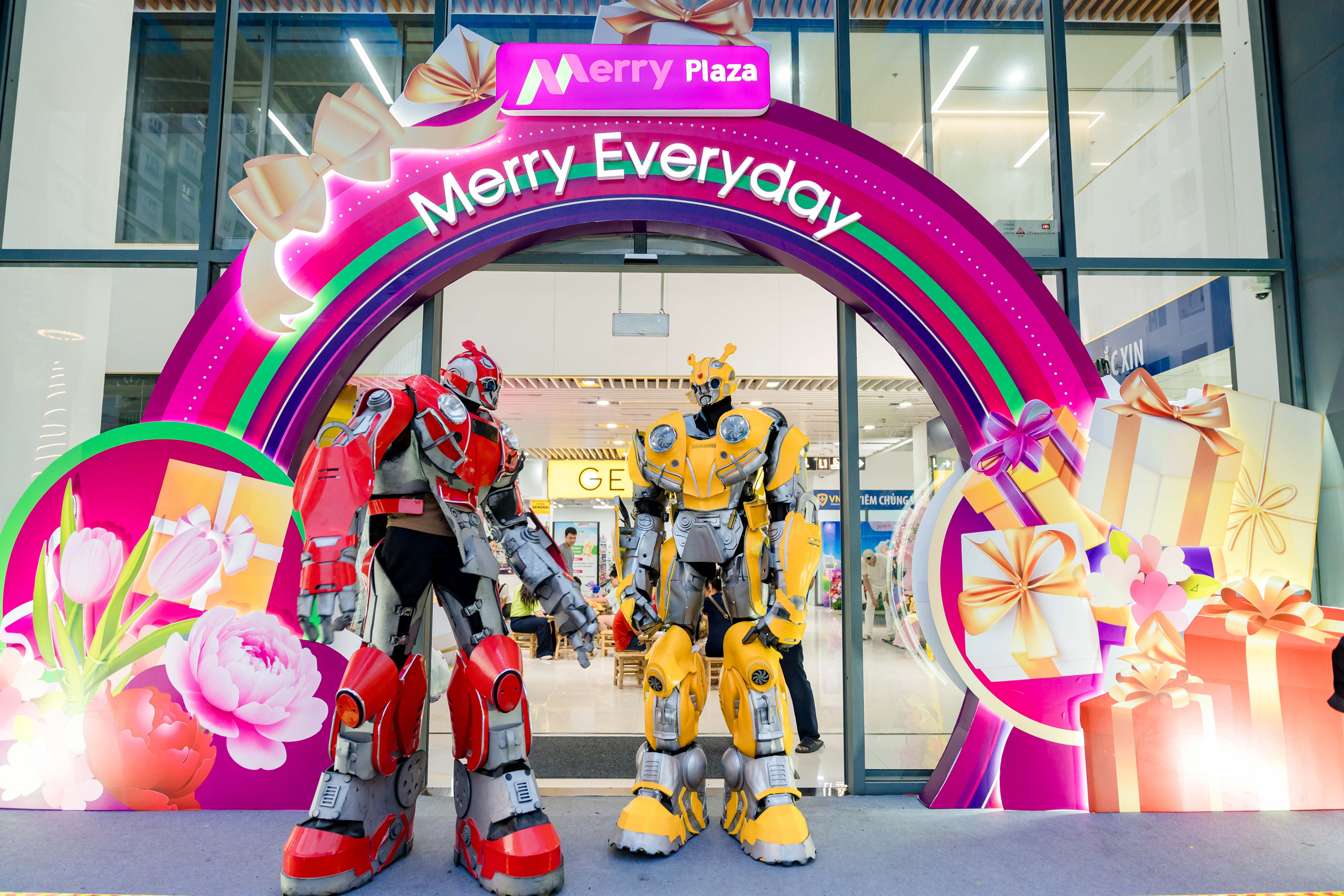 Điểm check-in nhận diện Merry Plaza