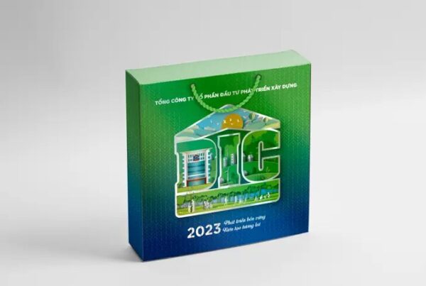 Mẫu thiết kế lịch doanh nghiệp DIC 2023