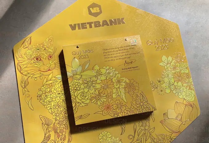 Bộ lịch độc quyền VietBank do OHHA thiết kế