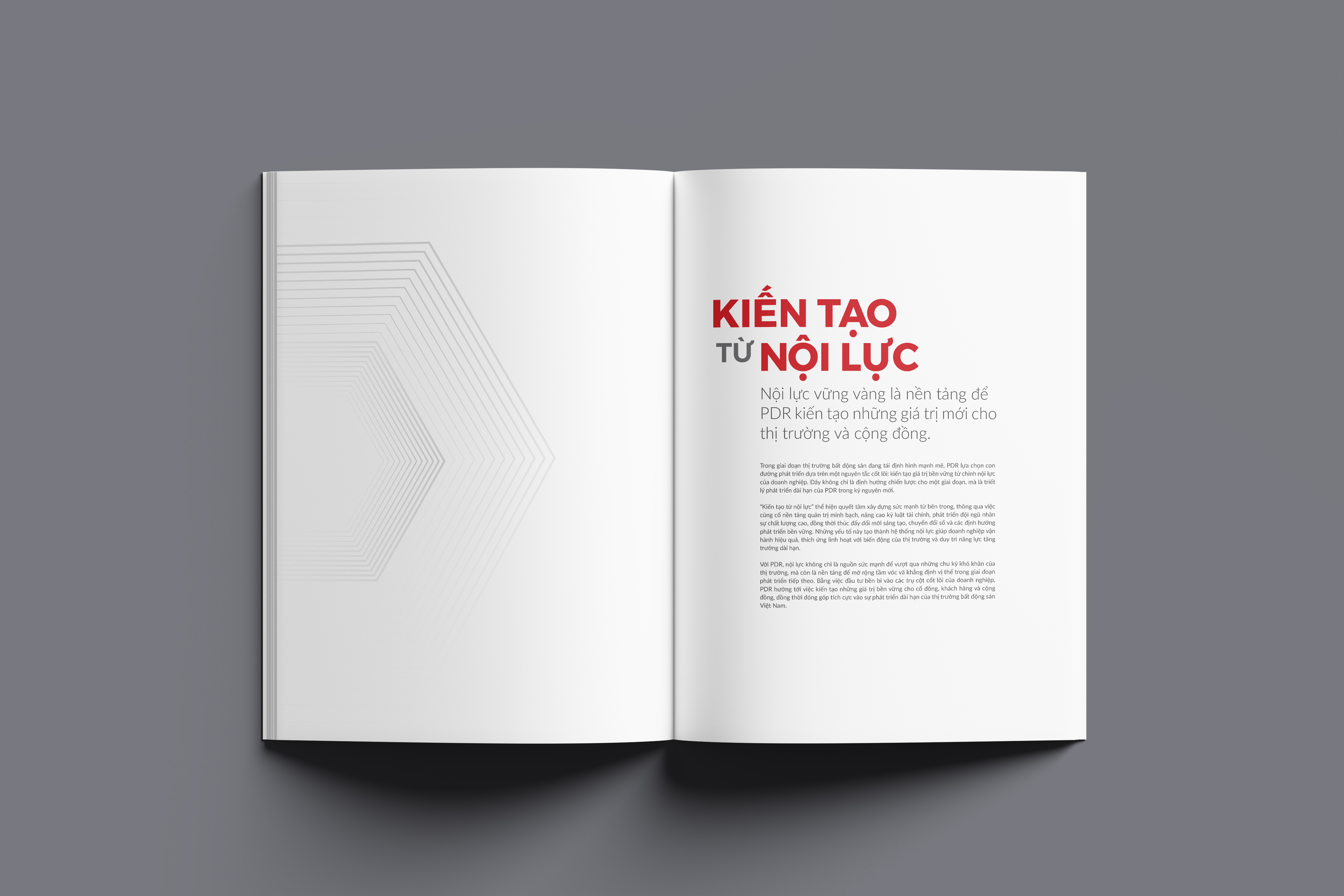Trang chủ đề Kiến tạo từ nội lực trong báo cáo thường niên PDR 2025